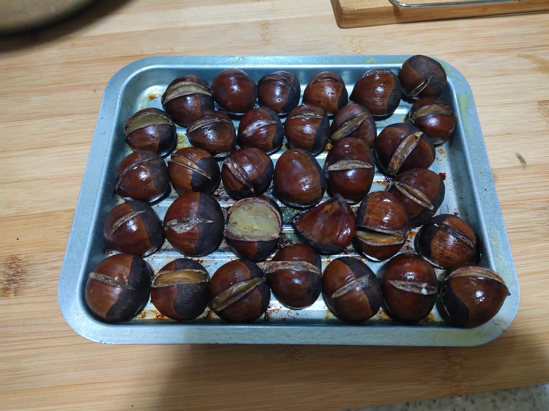 ‼️香甜软糯‼️轻松好剥㊙️烤箱版糖炒栗子