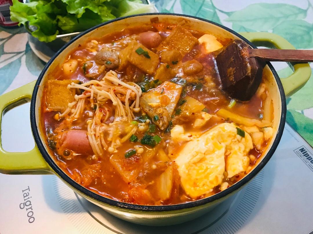 辣白菜豆腐汤
