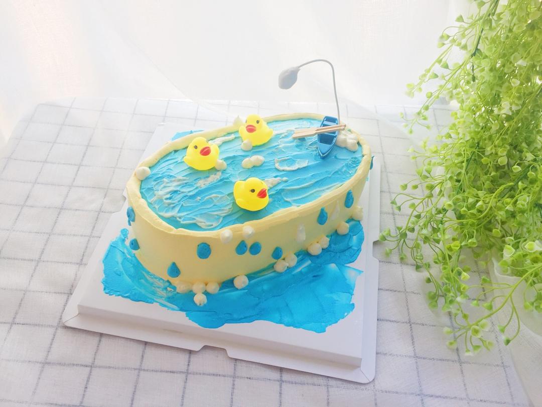 hgood做的大黄鸭蛋糕