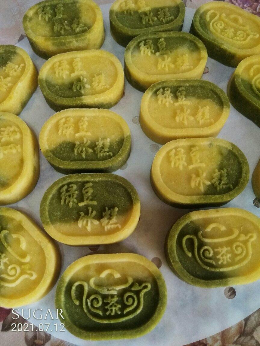 融在舌尖的奶香绿豆糕