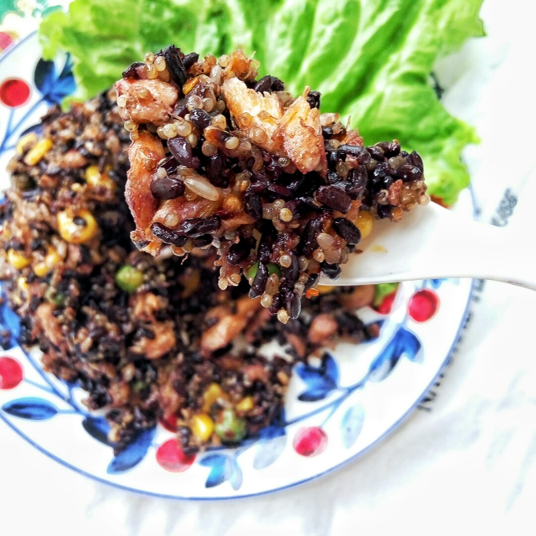 【健康三餐】藜麦三文鱼炒饭