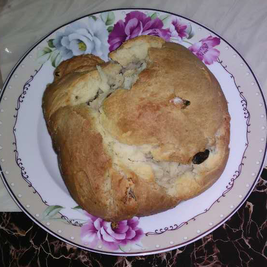 低筋粉蛋奶面包（面包机快烧模式）