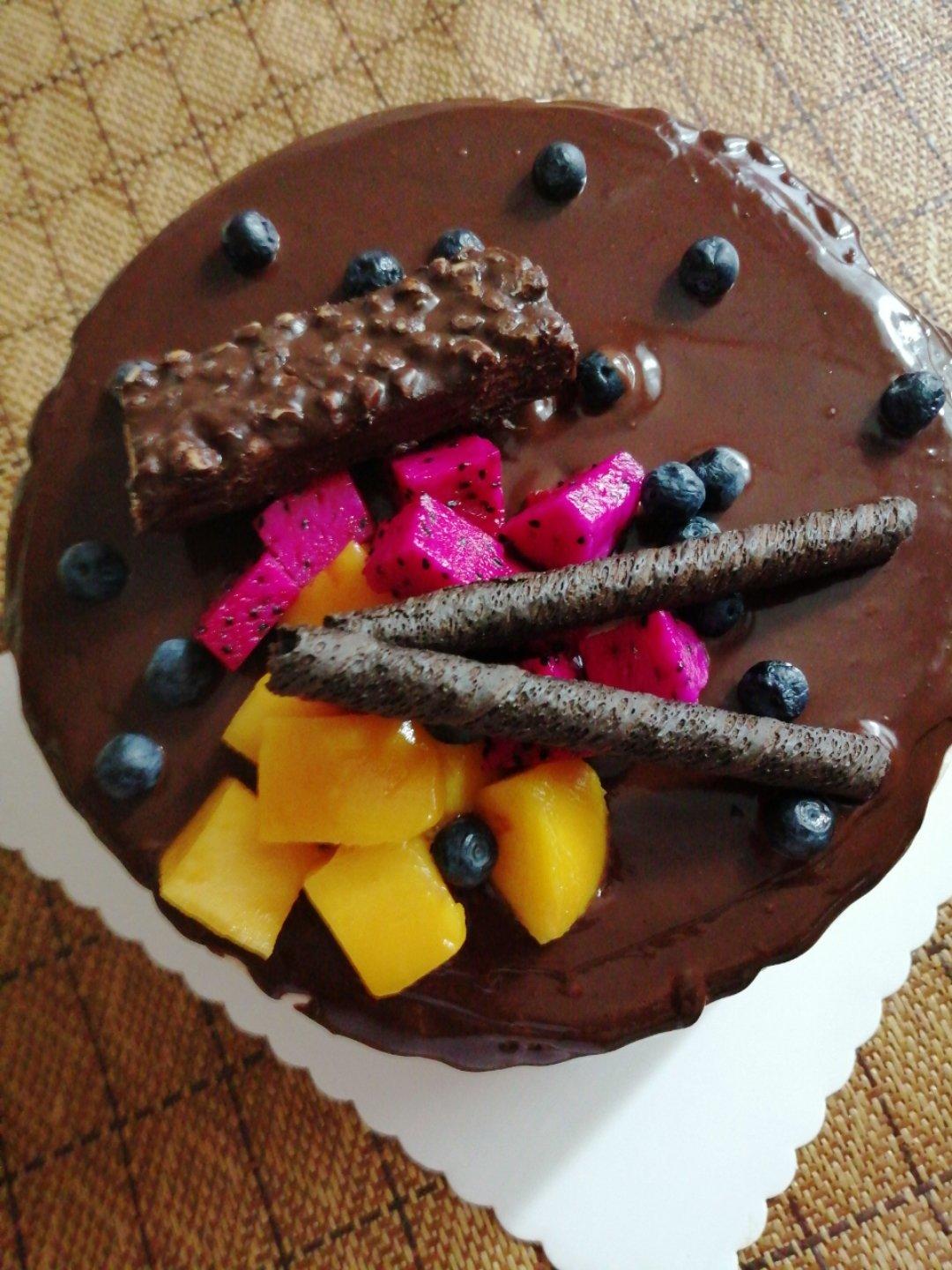 🔥奥利奥咸奶油淋面生日蛋糕（八寸）