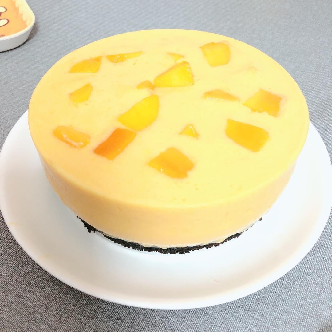 ㊙️无需烤箱❗️零失败芒果酸奶慕斯❗️入口即化