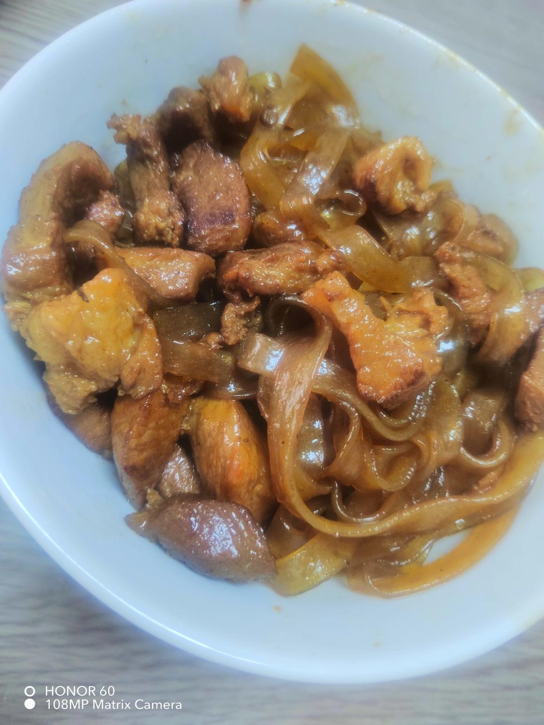 小白首选简单的红烧肉炖粉条