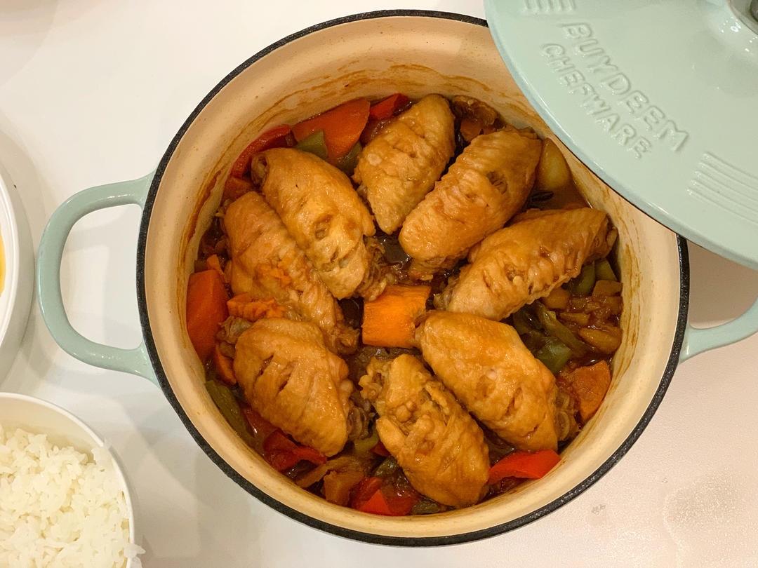 三汁焖鸡翅【11月北鼎珐琅锅食谱】