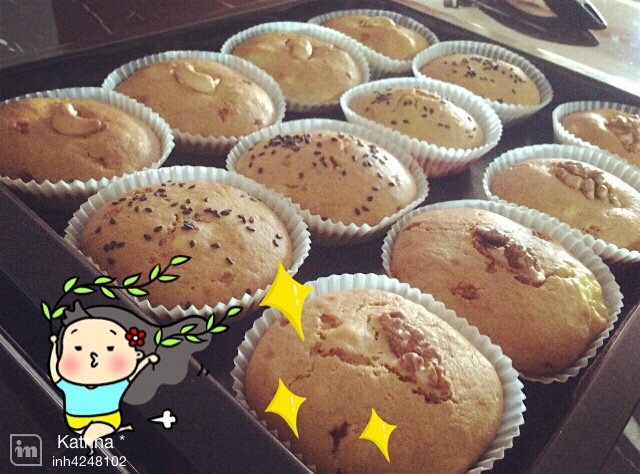 红糖全麦香蕉马芬