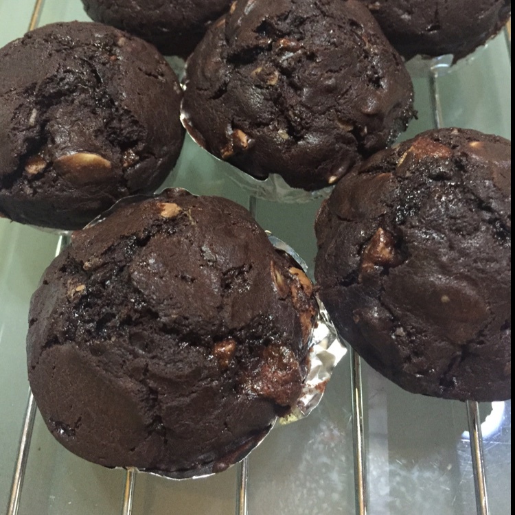 浓情巧克力摩卡马芬<Chocolate Espresso Muffins>