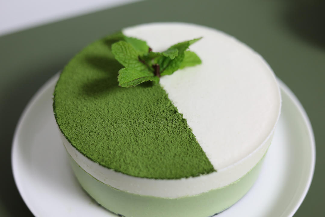 抹茶乳酪慕斯蛋糕