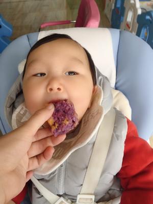 【成功率99.9%·胡萝卜紫薯宝宝发糕】（10M+）的做法 步骤13