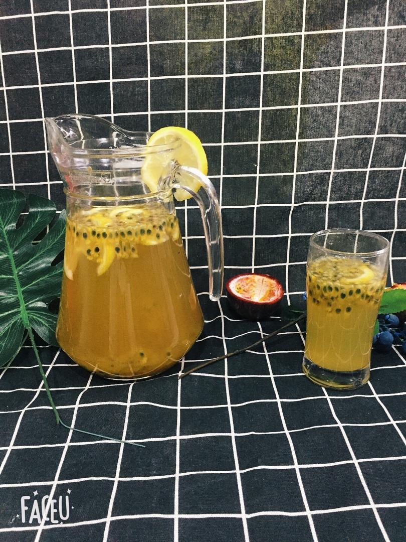 百香果柠檬茶(热饮）