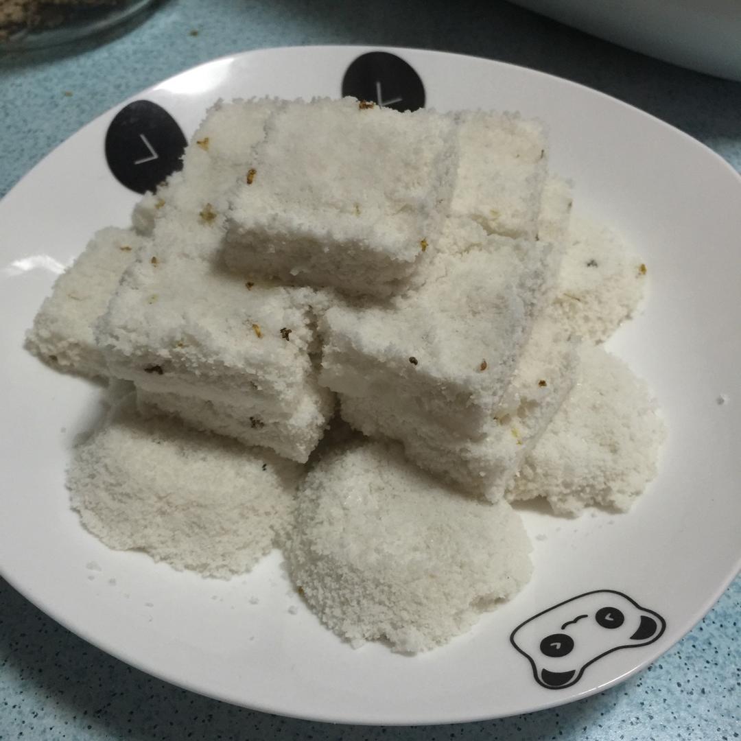 金秋桂语——桂花松糕