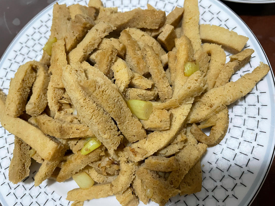 炒冻豆腐