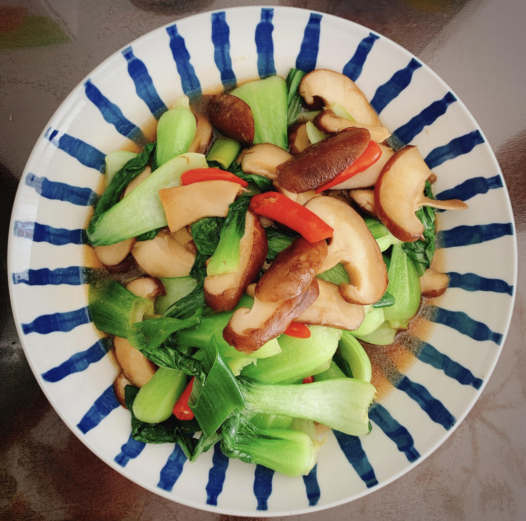 蚝油香菇小油菜