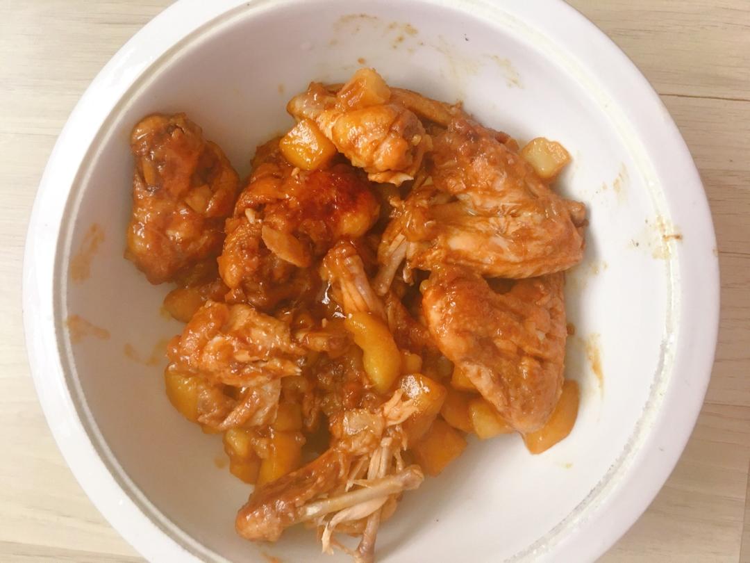 秘诀是可乐的红烧土豆鸡翅