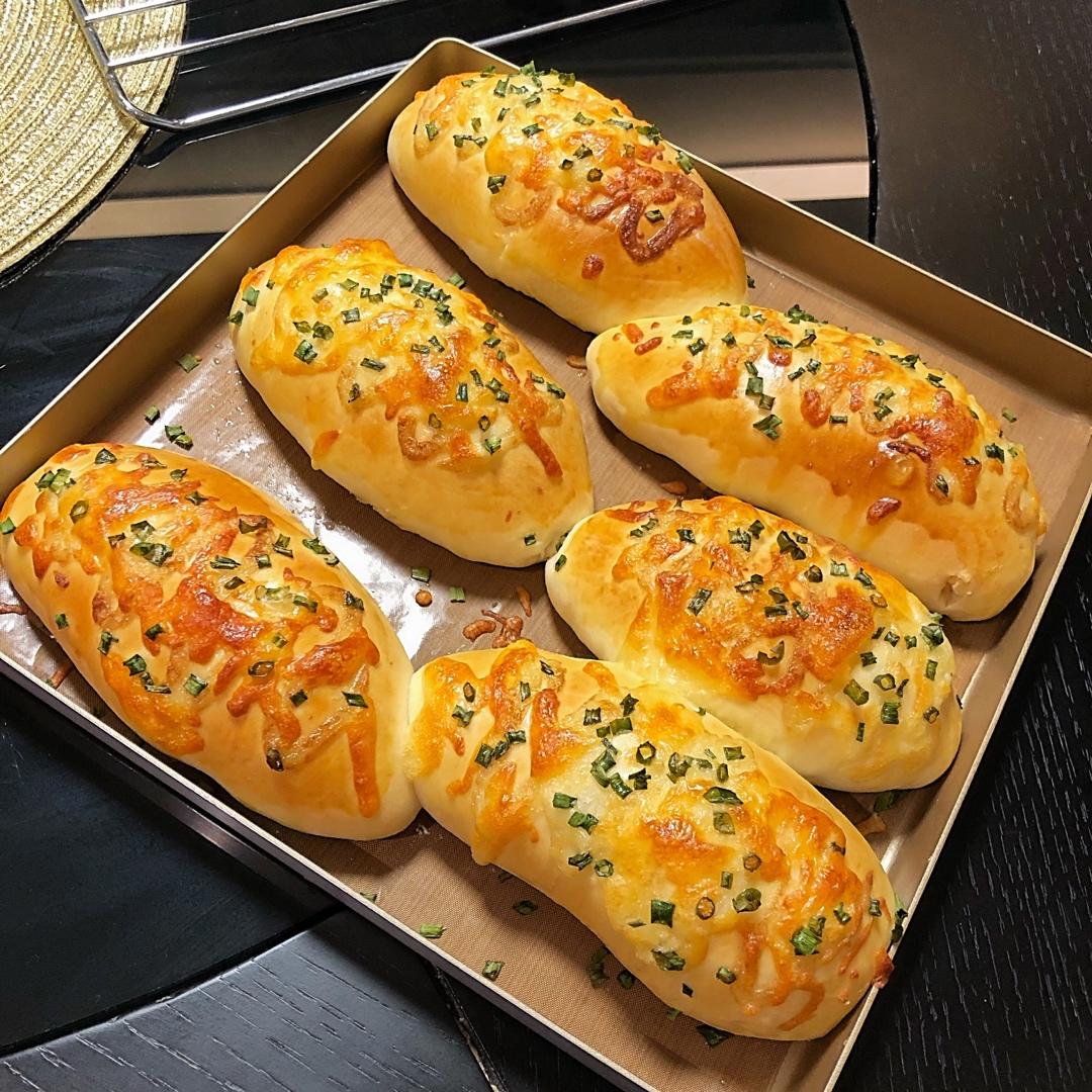 葱香面包