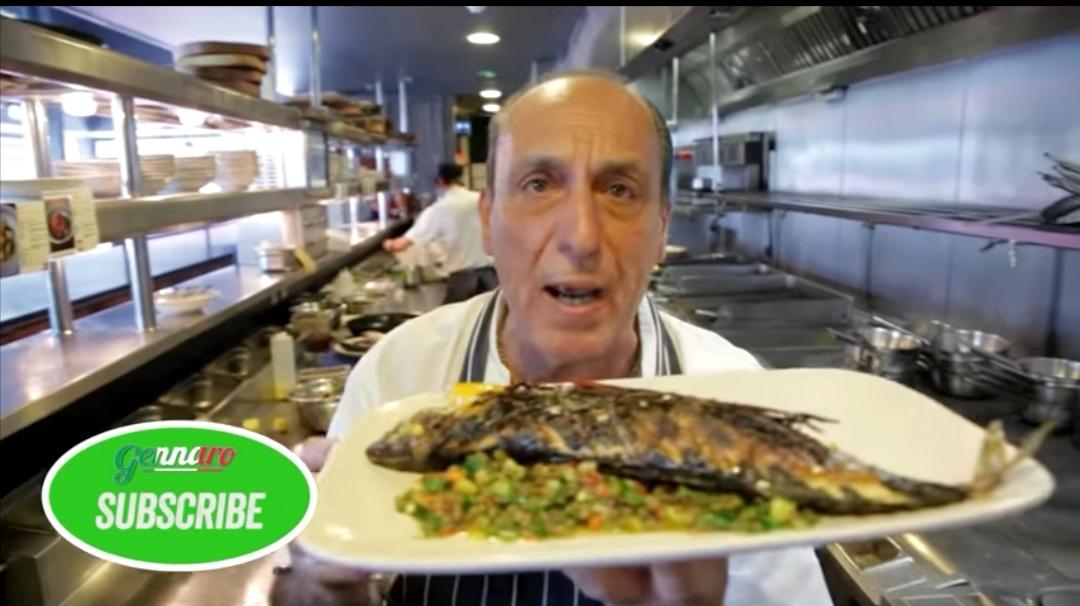 小扁豆沙拉配煎鲭鱼的做法