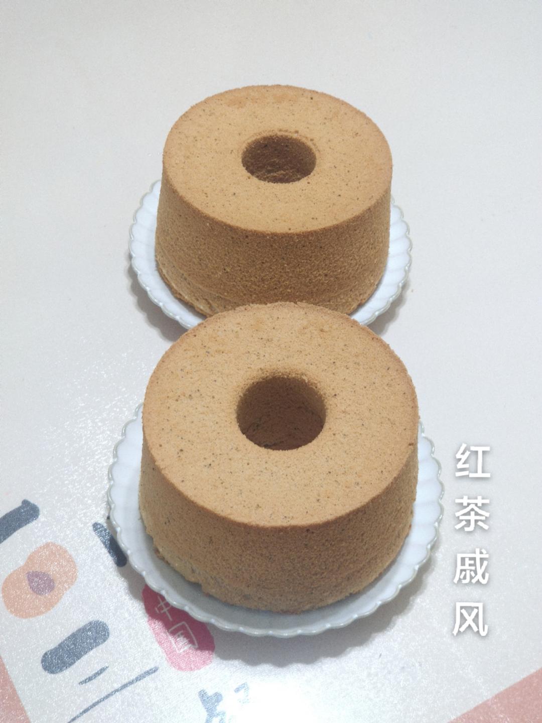 红茶焦糖戚风(中空模)