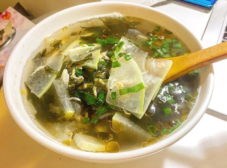 紫菜冬瓜虾仁汤