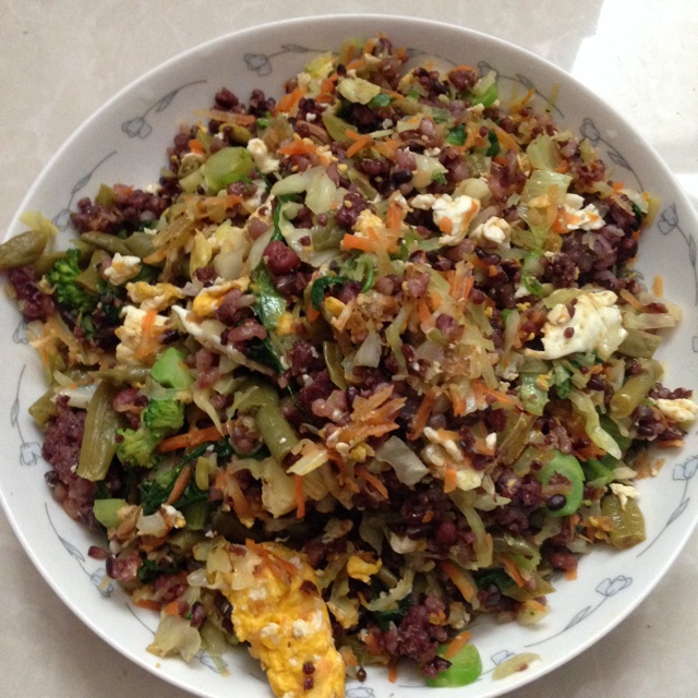 杂蔬炒饭（蛋奶素）