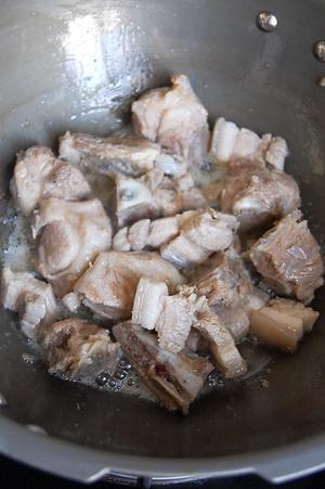 扁豆烧肉的做法 步骤4
