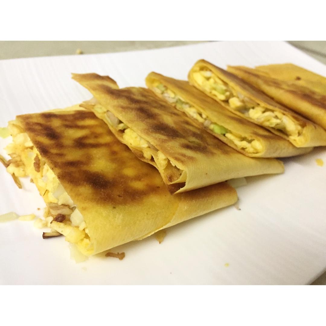 韭菜鸡蛋煎饼盒子