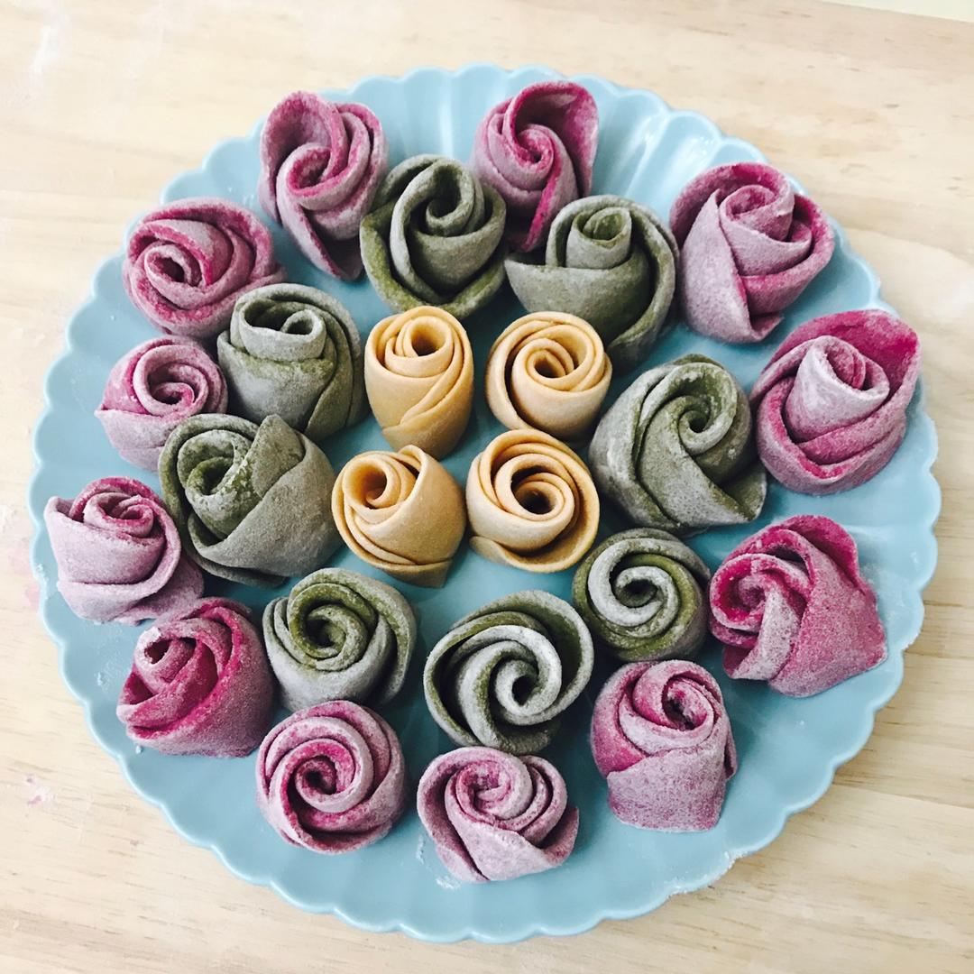 玫瑰花馒头