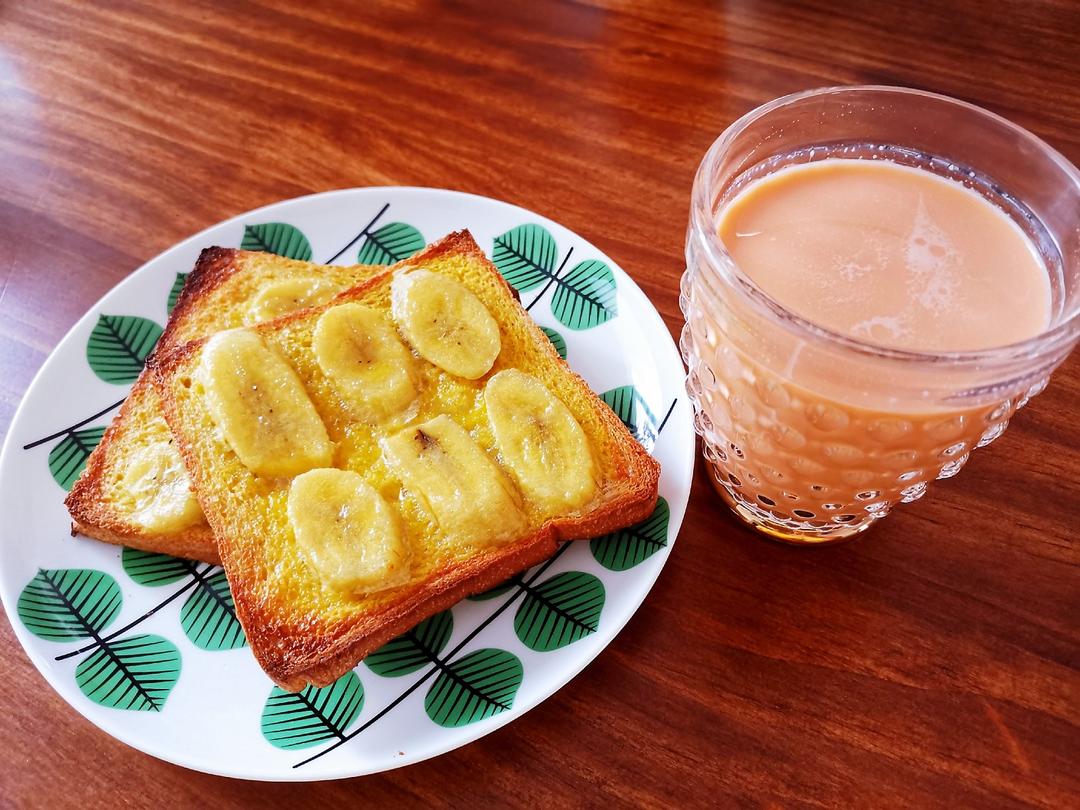 好吃到哭的香蕉烤吐司❗️酥脆香甜❗️零失败❗️