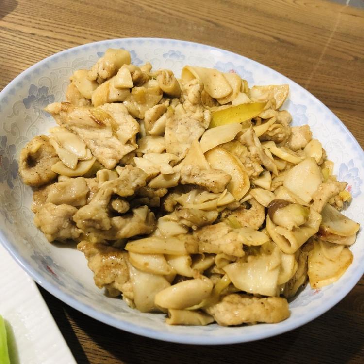 肉炒杏鲍菇
