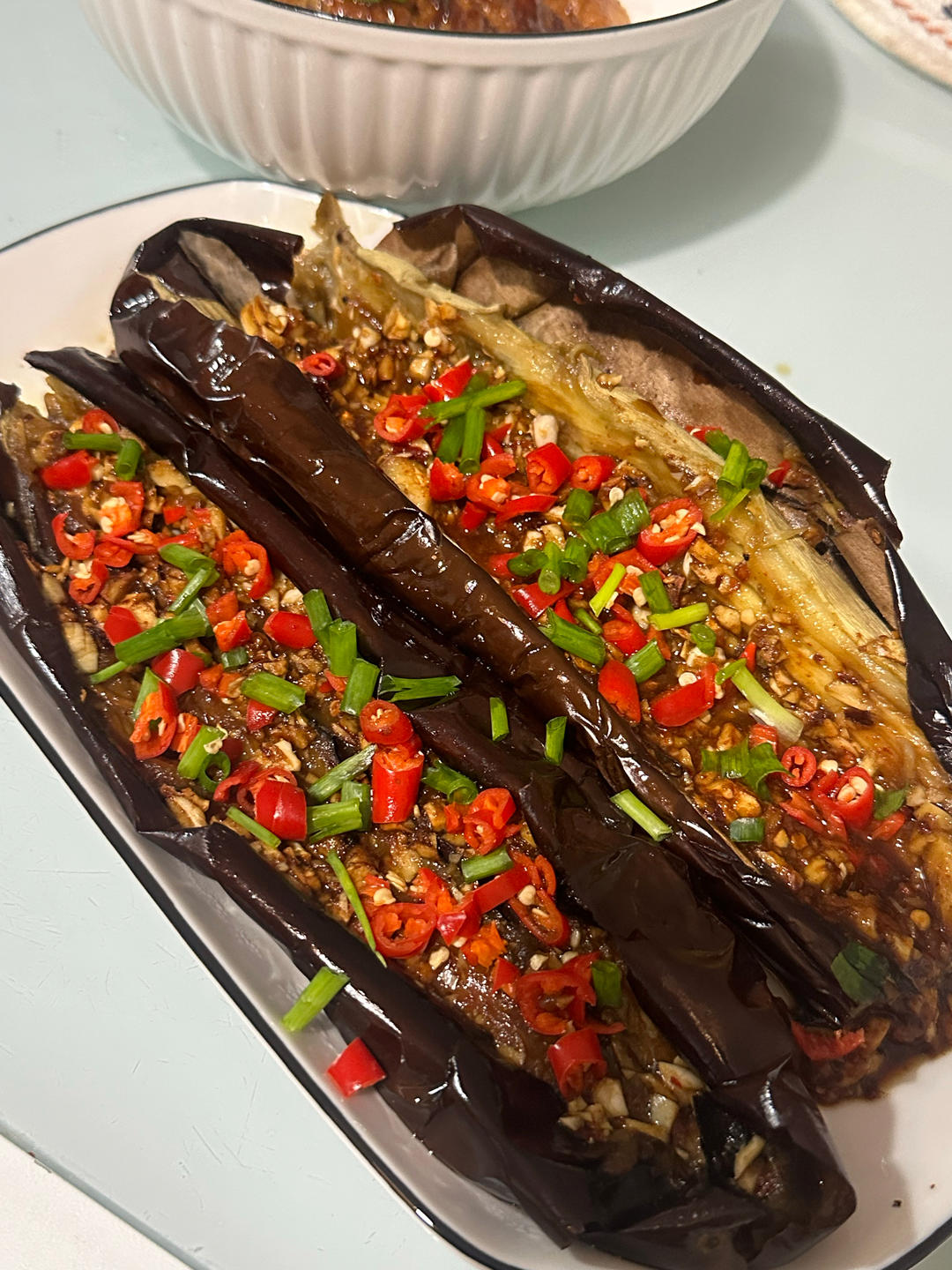 【烤箱版】蒜蓉茄子