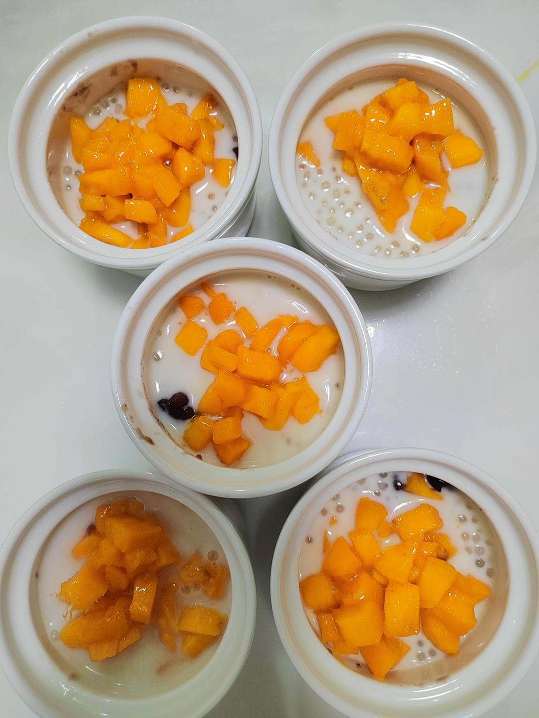 芒果椰浆西米露，夏日快手零失败小甜品！