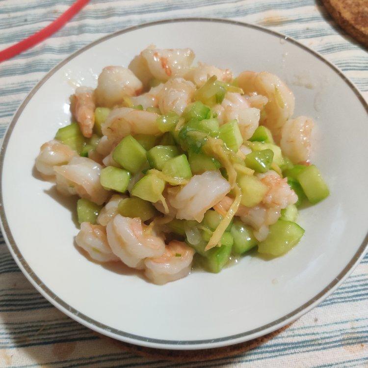 黄瓜炒虾仁