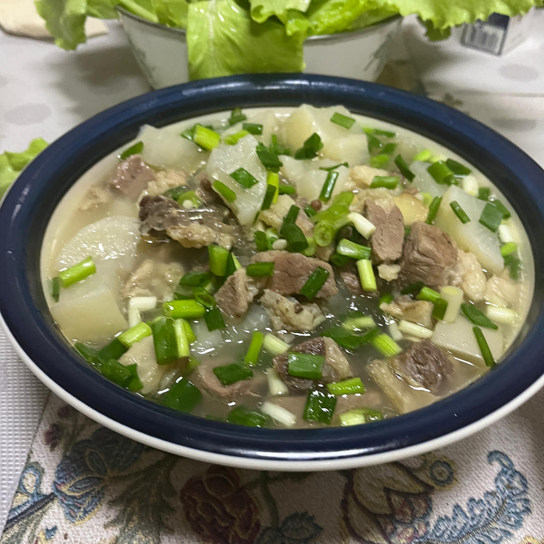 大白萝卜清炖牛肉