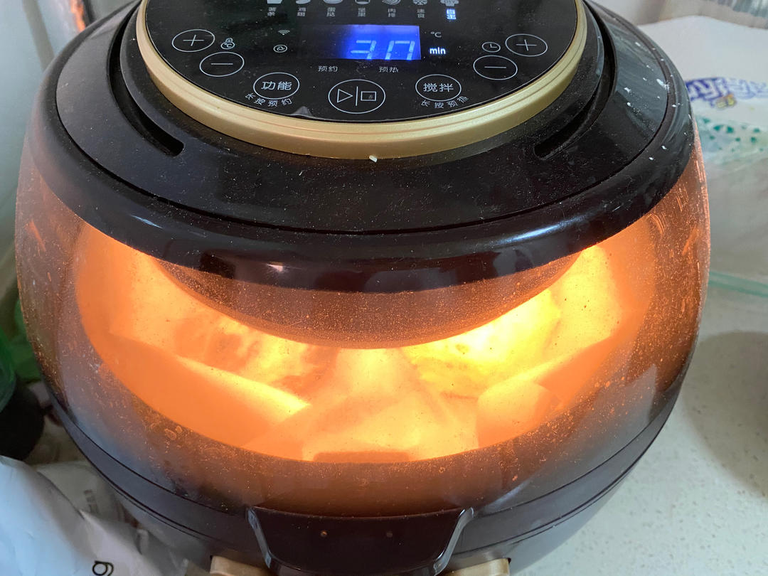 空气炸锅 简易燕麦欧包