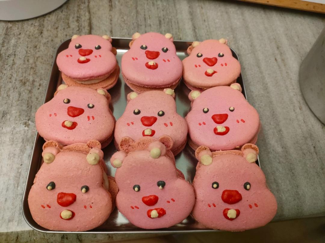 小白也能做的美美裙边马卡龙
