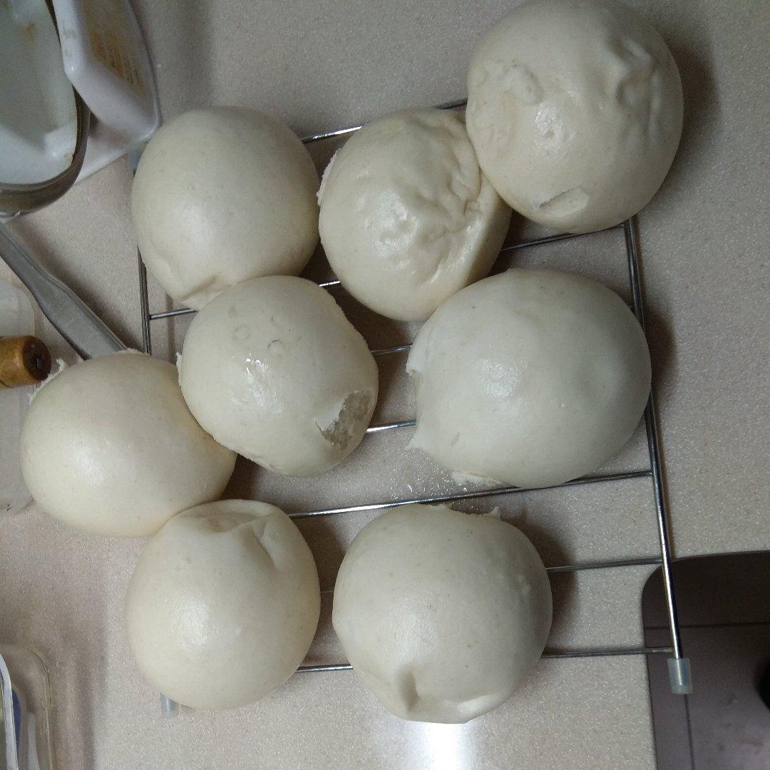 老面戗面白馒头