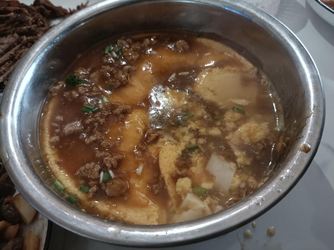 鸡蛋抱豆腐