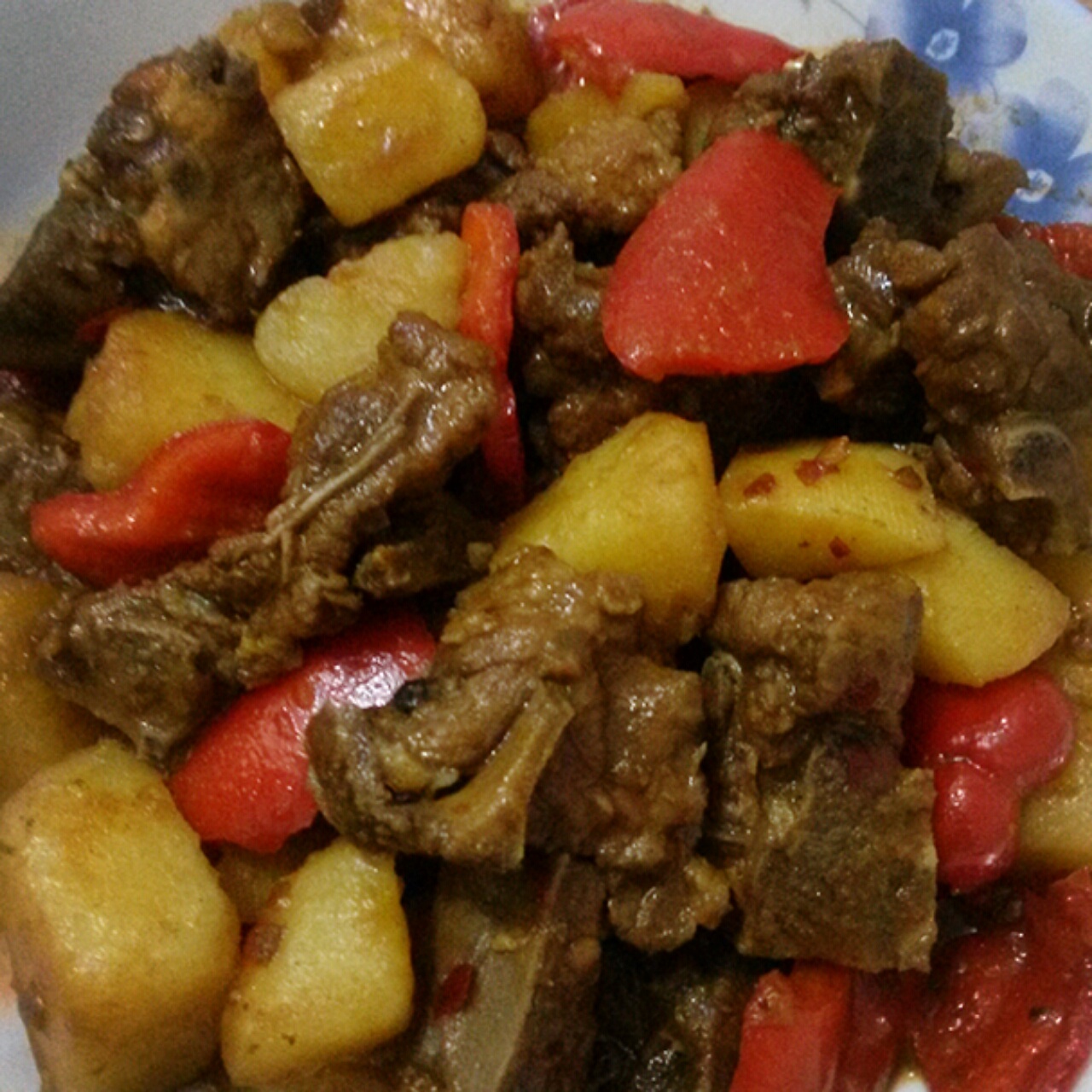 土豆炖排骨