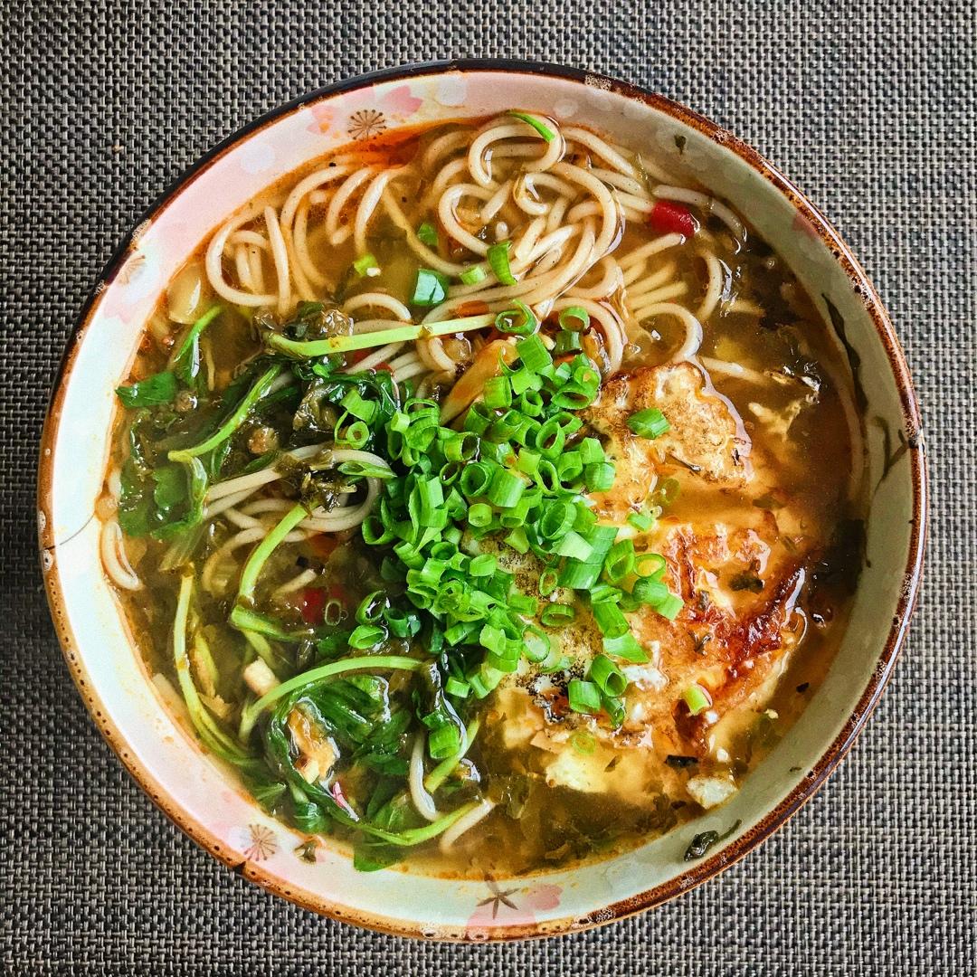 雪菜肉丝面