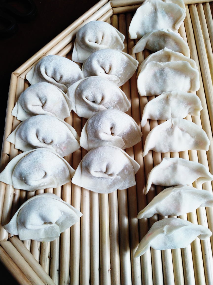 老豆腐青椒
素饺子（馄饨）的做法