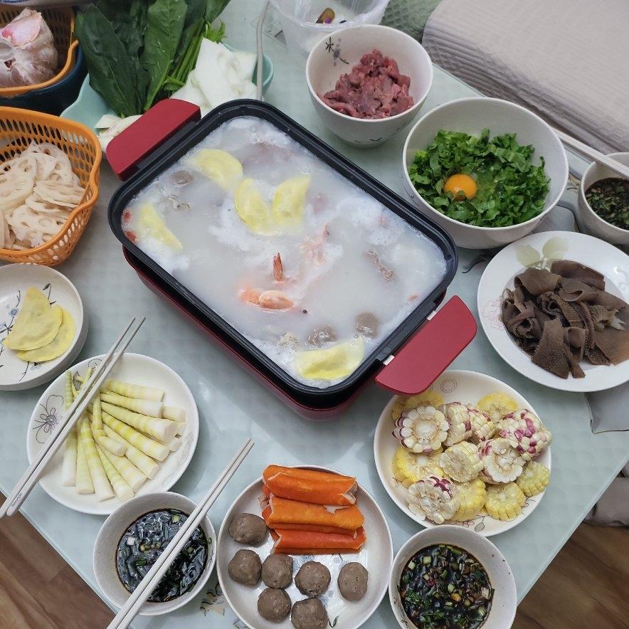 老广东冬日挚爱🔥粥底火锅（毋米粥火锅，浓稠无米粒）❗更新超快捷做法