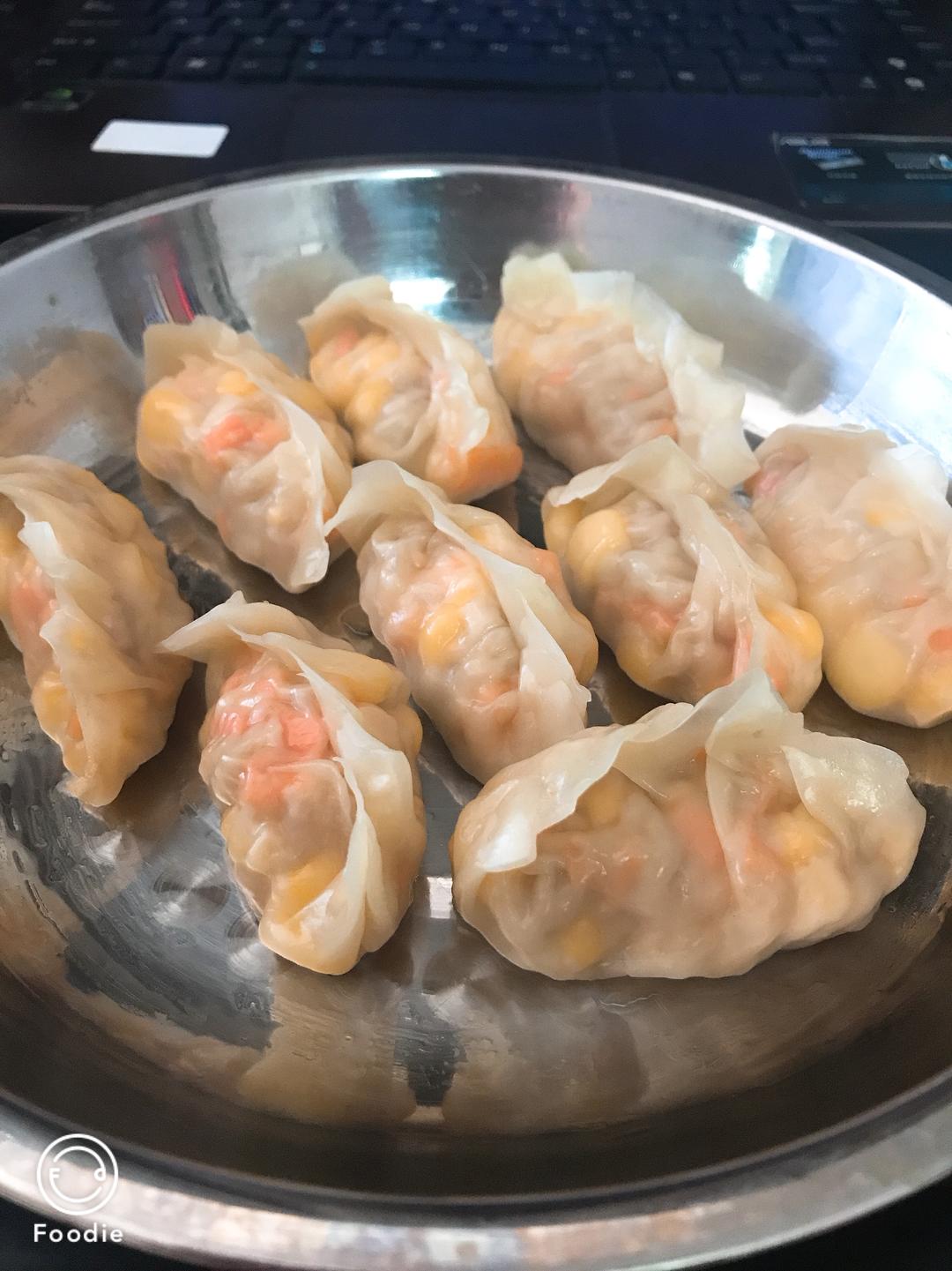 红萝卜玉米饺子🥟