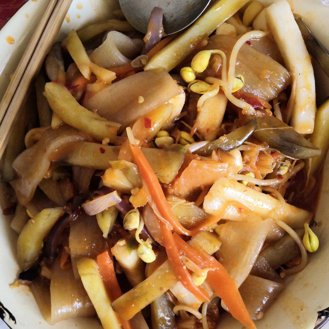 韩式辣炒年糕（or网红芝士套路之芝心年糕）