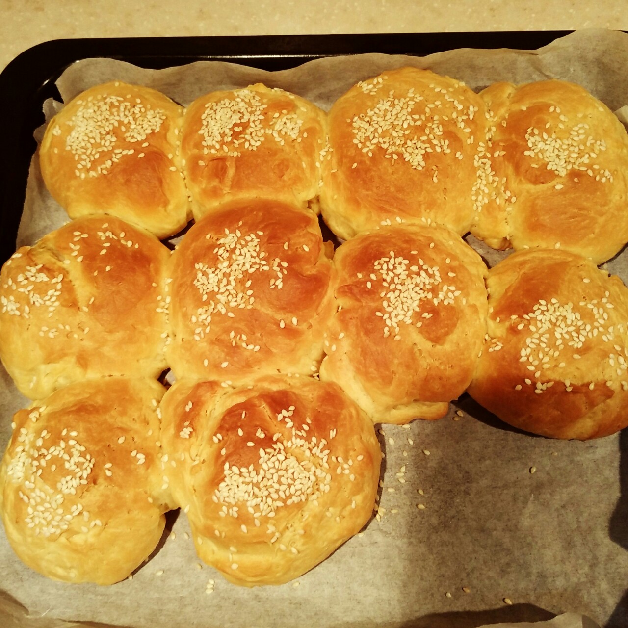 amberw做的淡奶油软面包