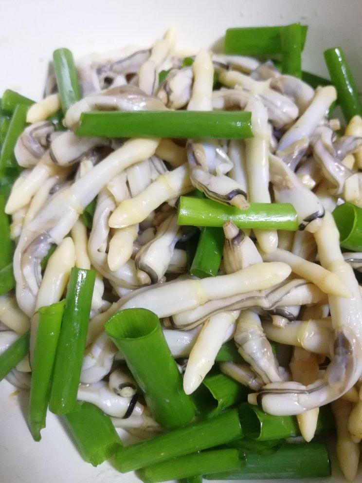 爆炒蛏子｜家常做法