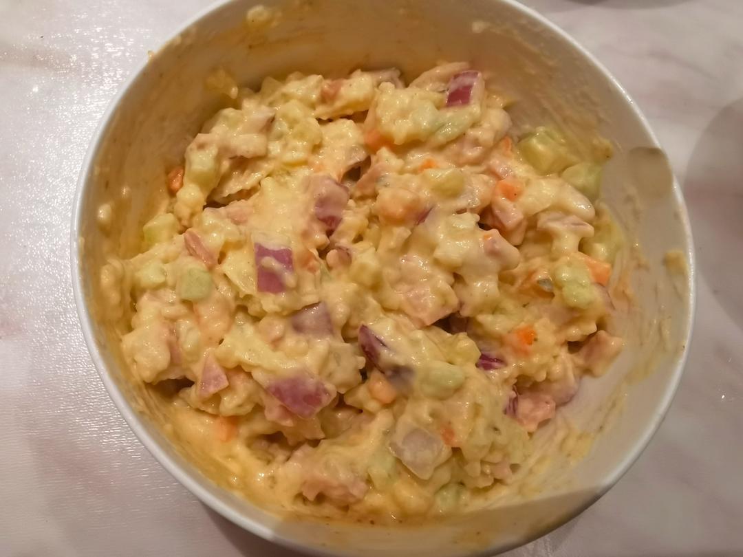 零失败!好吃到舔盘的土豆泥沙拉，饱腹感十足！