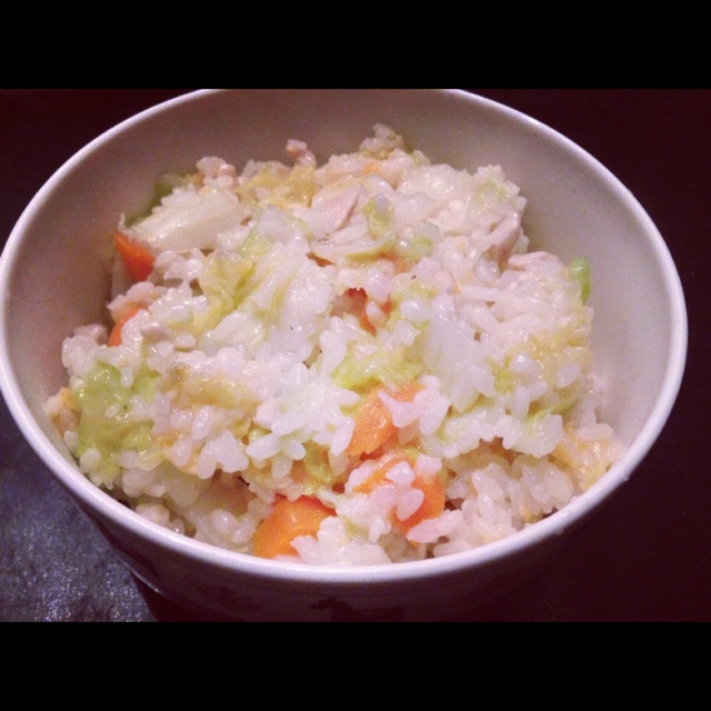 鸡肉时蔬炒饭