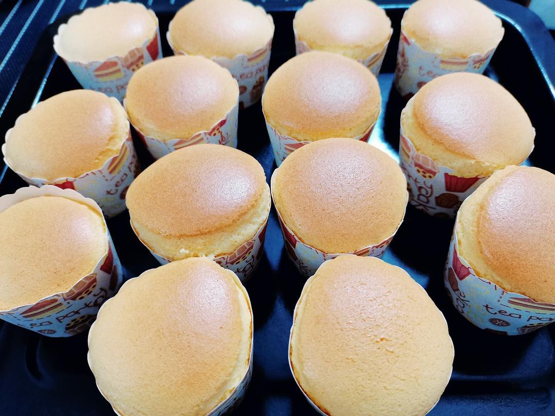 纸杯蛋糕 8寸戚风蛋糕的量