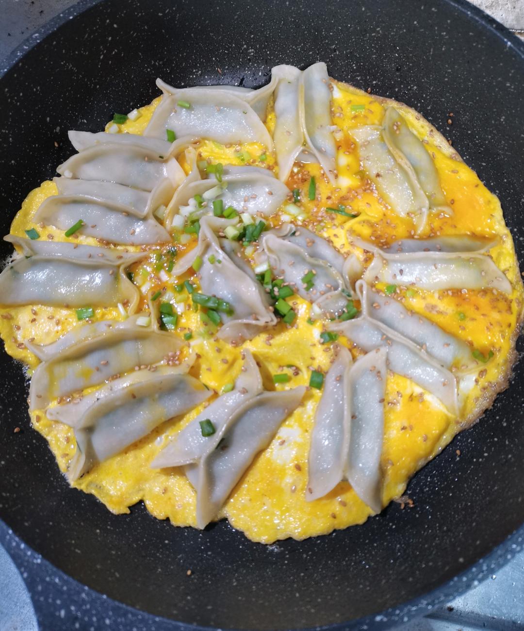 鸡蛋煎饺