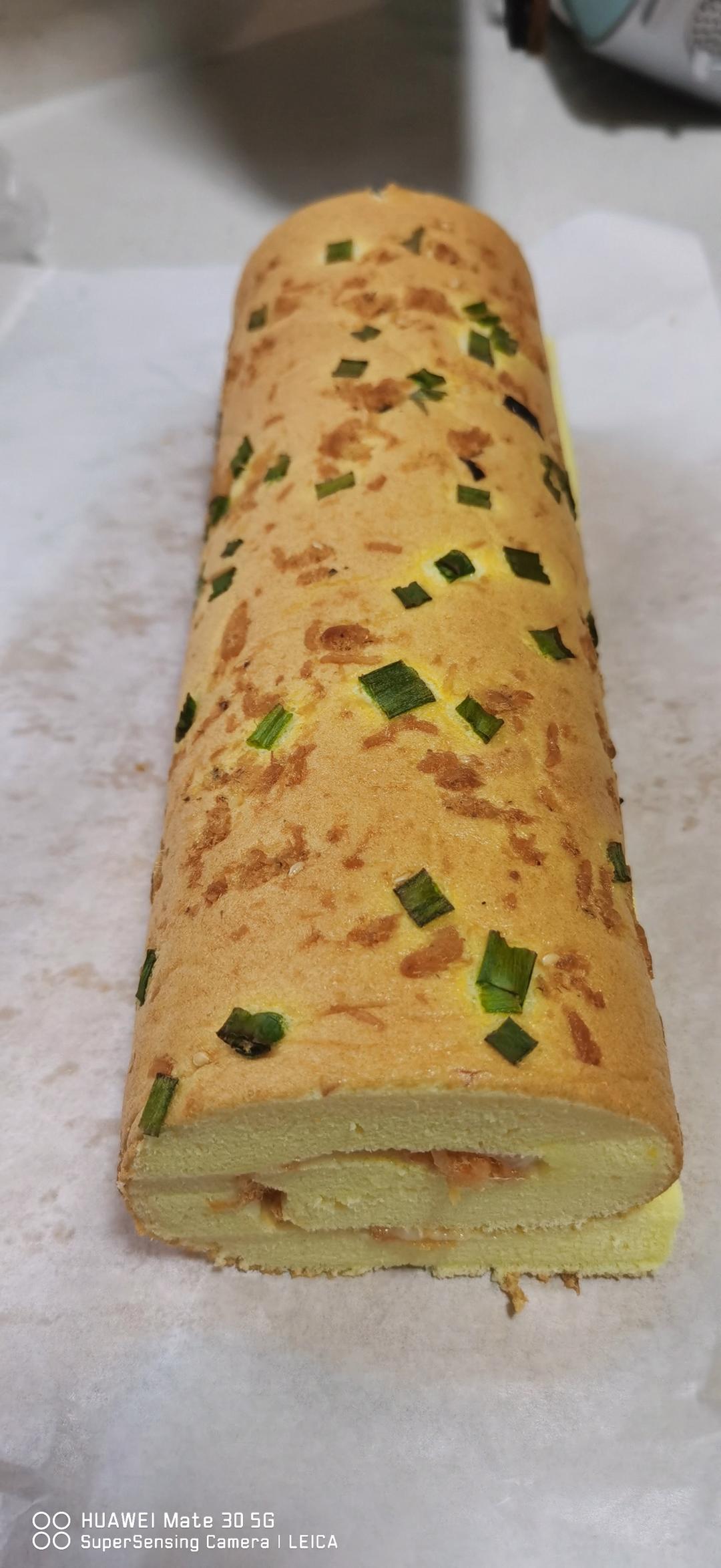 香葱肉松肥蛋糕卷～